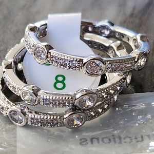 RBP4926 Farmhouse Unicorn Triple band Diamond CZ
